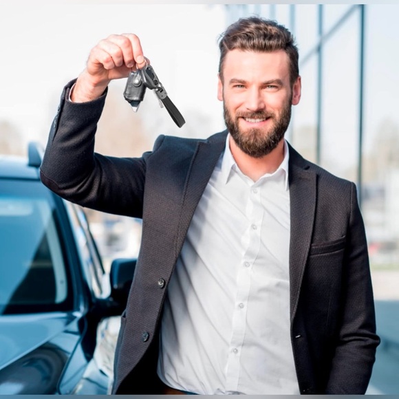 Microfiber Leather Car Keychain Key Fob Keychain Leather Key Chain Holder - Picture 6 of 7